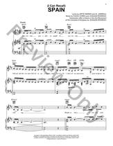 (I Can Recall) Spain piano sheet music cover